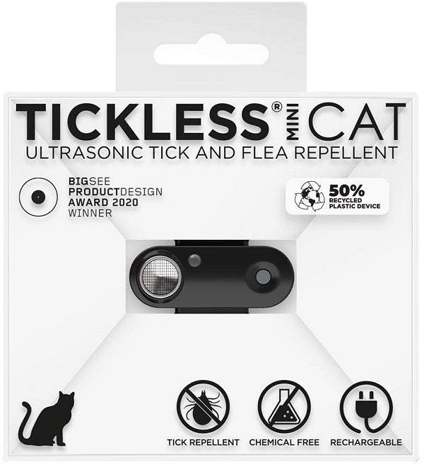 Tickless Mini Cat Repellente Ultrasuoni Colore Black