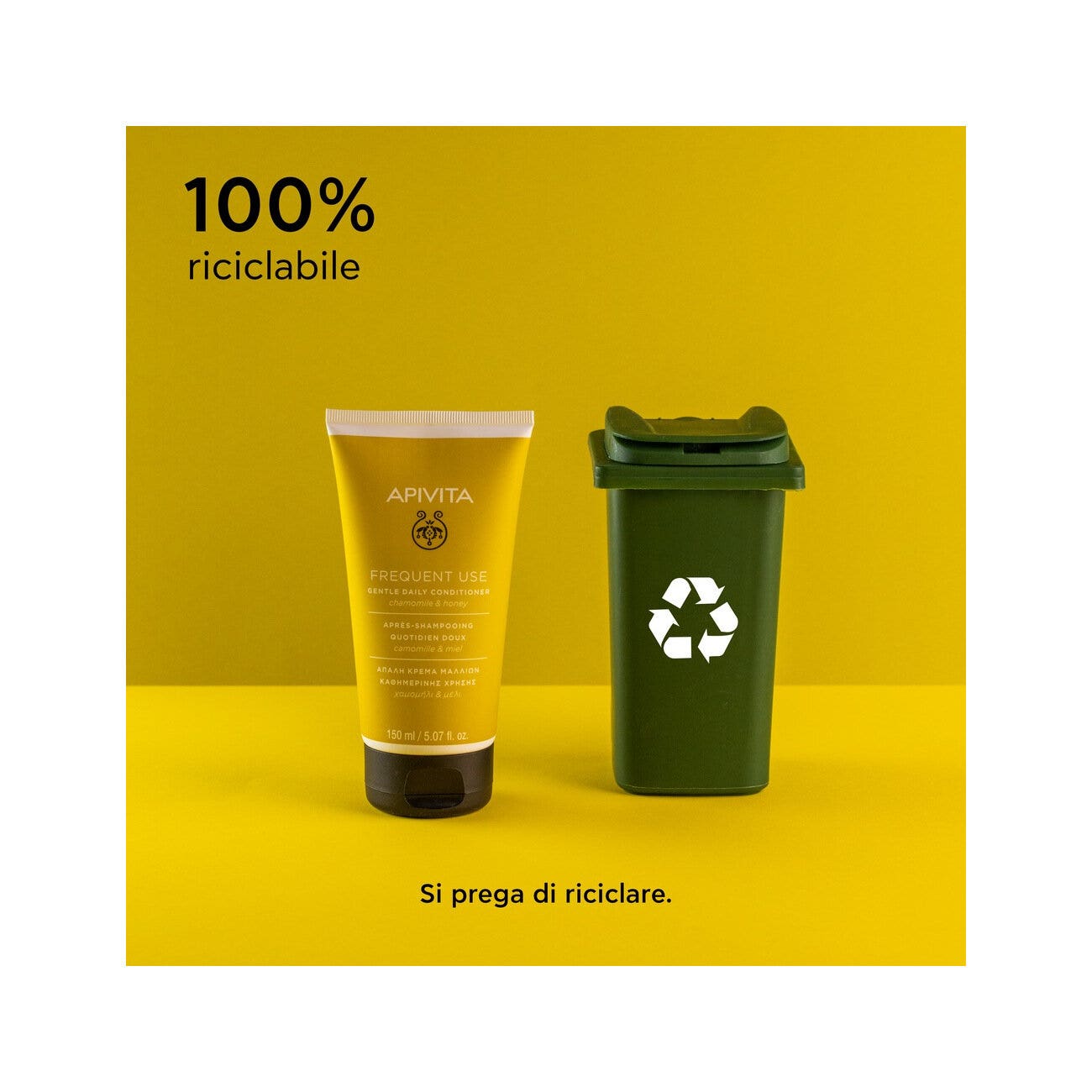 Apivita Balsamo Delicato Uso Frequente Miele/Camomilla 150ml-5