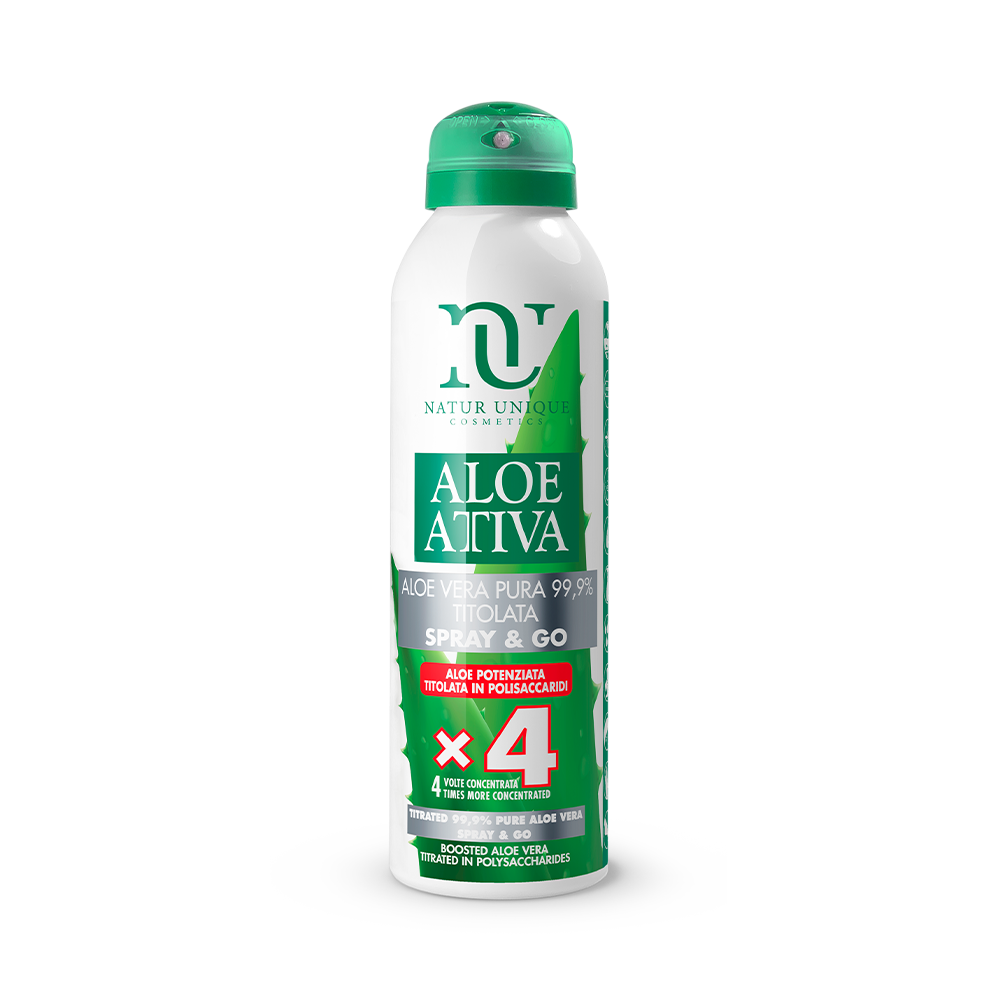Natur Unique Spray&Go Aloe Attiva Titolata Spray Corpo Idratante 150ml-1