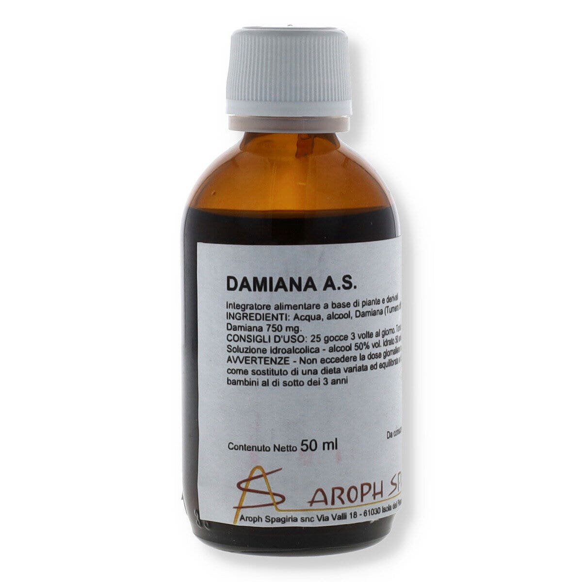 Aroph Spagiria Damiana Soluzione Idroalcolica 50ml-1