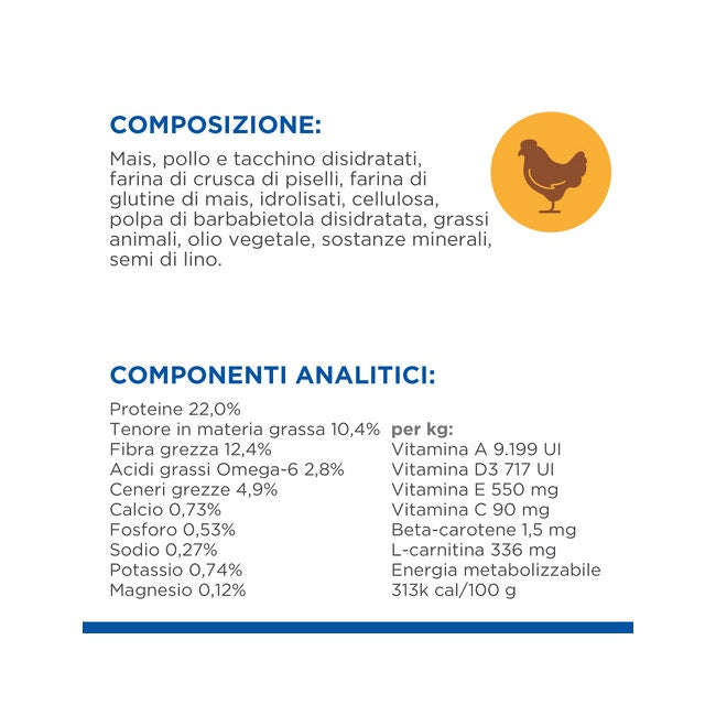 Hill's Science Plan Light Crocchette Pollo Per Cani Taglia Media 2,5kg-5