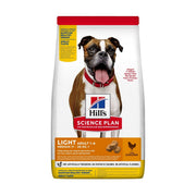 Hill's Science Plan Light Crocchette Pollo Per Cani Taglia Media 12kg-0