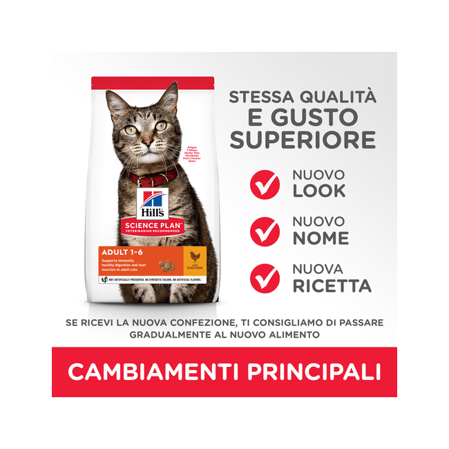 Hill's Science Plan Croccantini Con Pollo Gatto Adulto Sacco 1,5kg-3