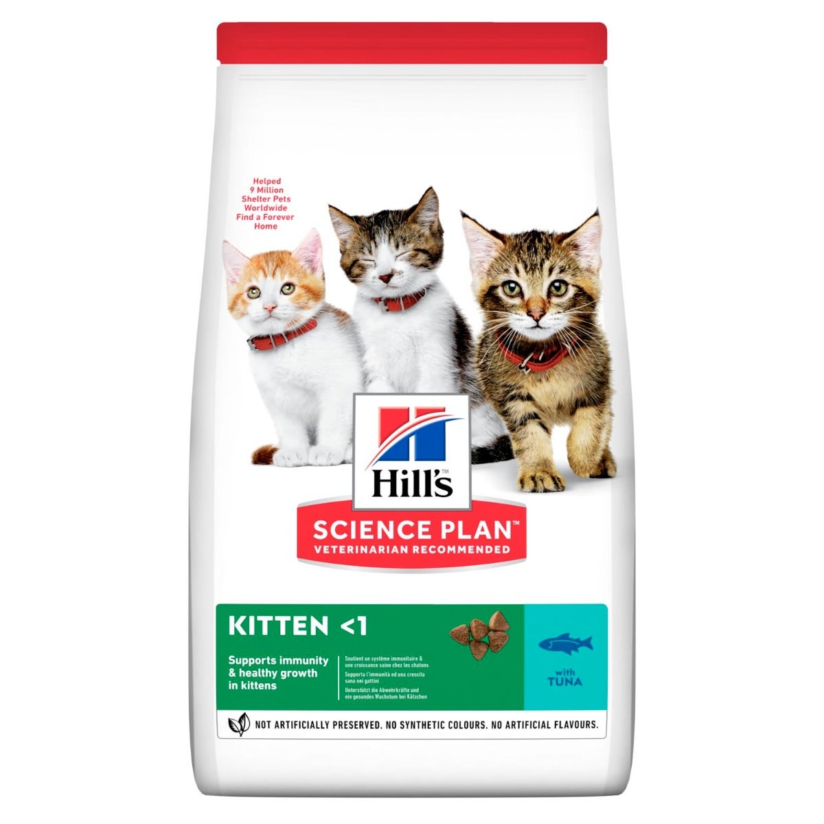 Hill's Science Plan Kitten Età < 1 Croccantini Tonno Per Gatti Sacco 1,5kg-3