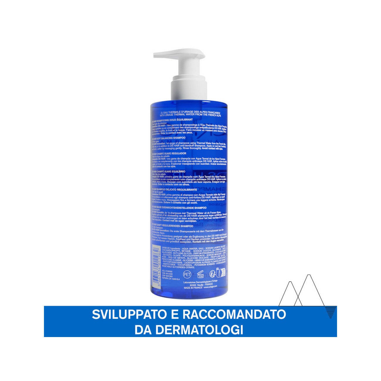 Uriage DS Hair Shampoo Delicato Riequilibrante 500ml-6