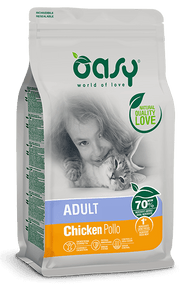 Oasy Dry Crocchette Di Pollo Per Gatti Adulti Sacco 1,5Kg-1