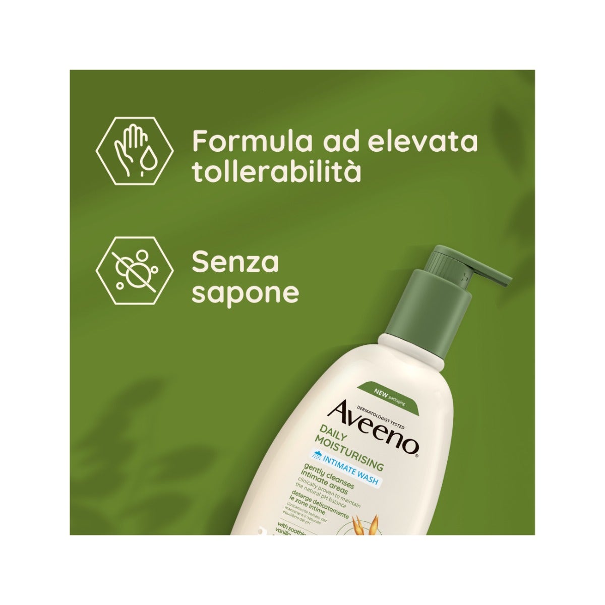 Aveeno Daily Moisturising Detergente Intimo Vaniglia 500ml-13
