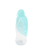 United Pets Leaf Dispenser Acqua Da Viaggio Silicone Colore Verde Acqua Per Cani-1