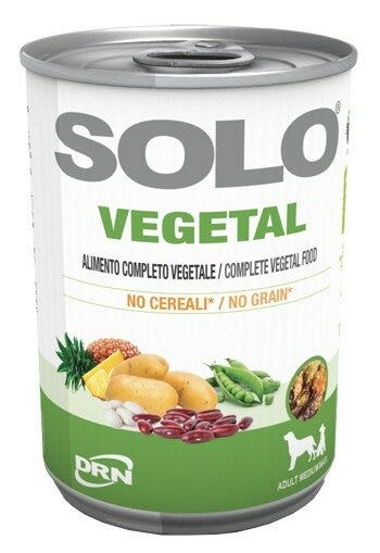Drn Solo Vegetal Cibo Umido Con Verdure Cani Adulti Taglia Medio/Grande Barattolo 400g-2