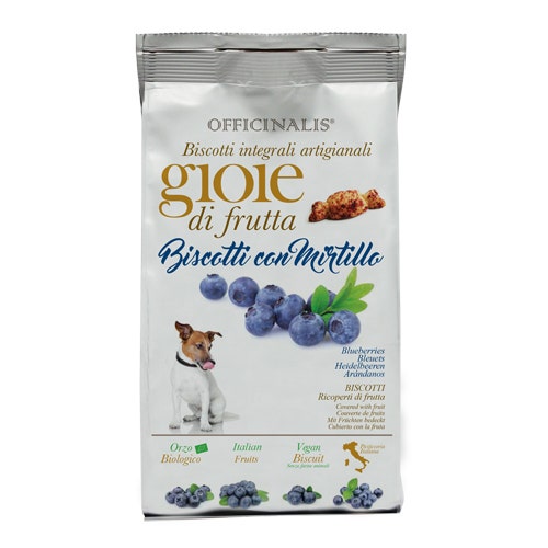 Officinalis Gioie Di Frutta Biscotti Ai Mirtilli Per Cani 400g-1