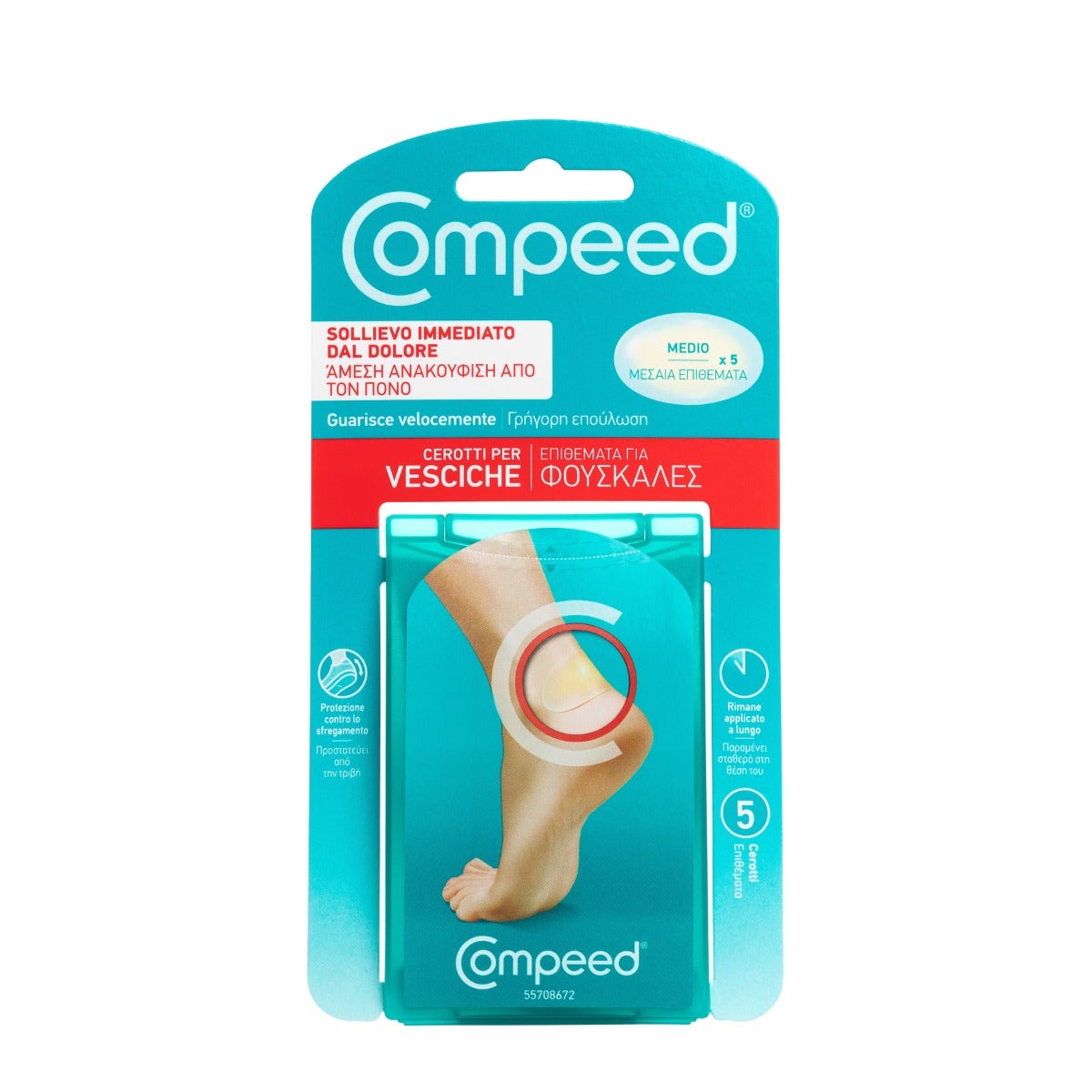 Compeed Cerotti Vesciche Medio 5 Pezzi-5