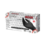 Guanto Nitrile Non Sterile Superficie Microruvida No Talco Colore Nero Taglia Large 100 Pezzi-2