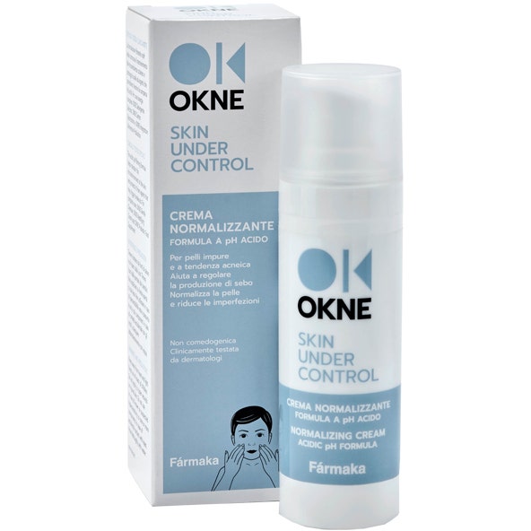 Okne Crema Normalizzante Viso Pelle Tendenza Acneica 30g - 2