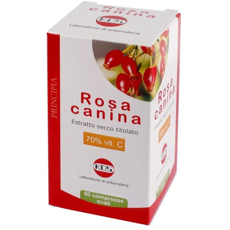 Kos Rosa Canina 70% Vitamina C 60 Compresse-2