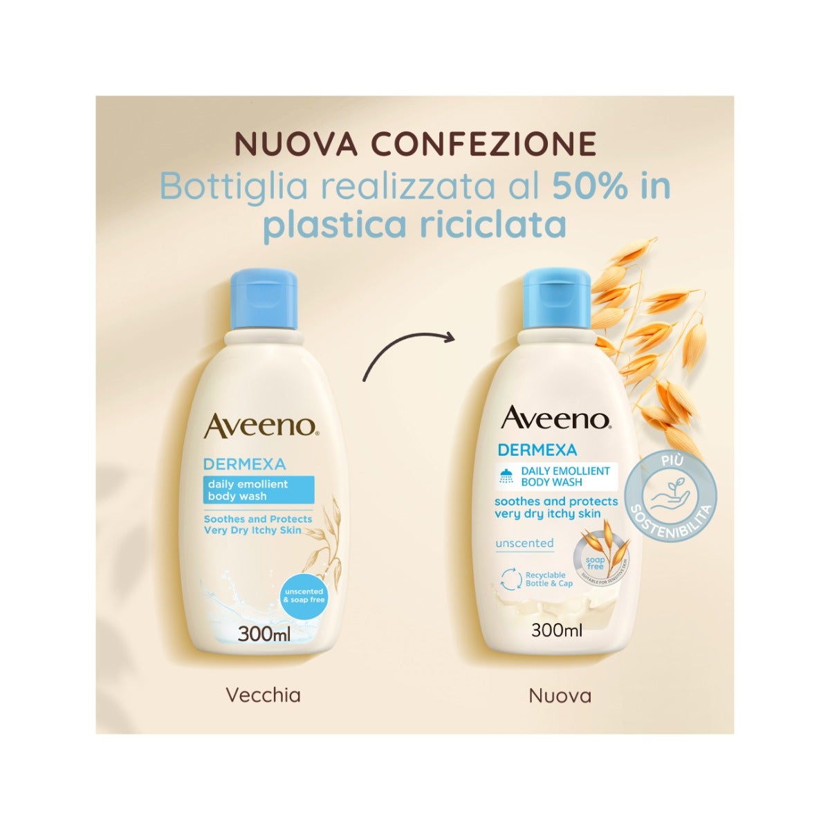 Aveeno Dermexa Bagno Doccia Emolliente 300 ml-13
