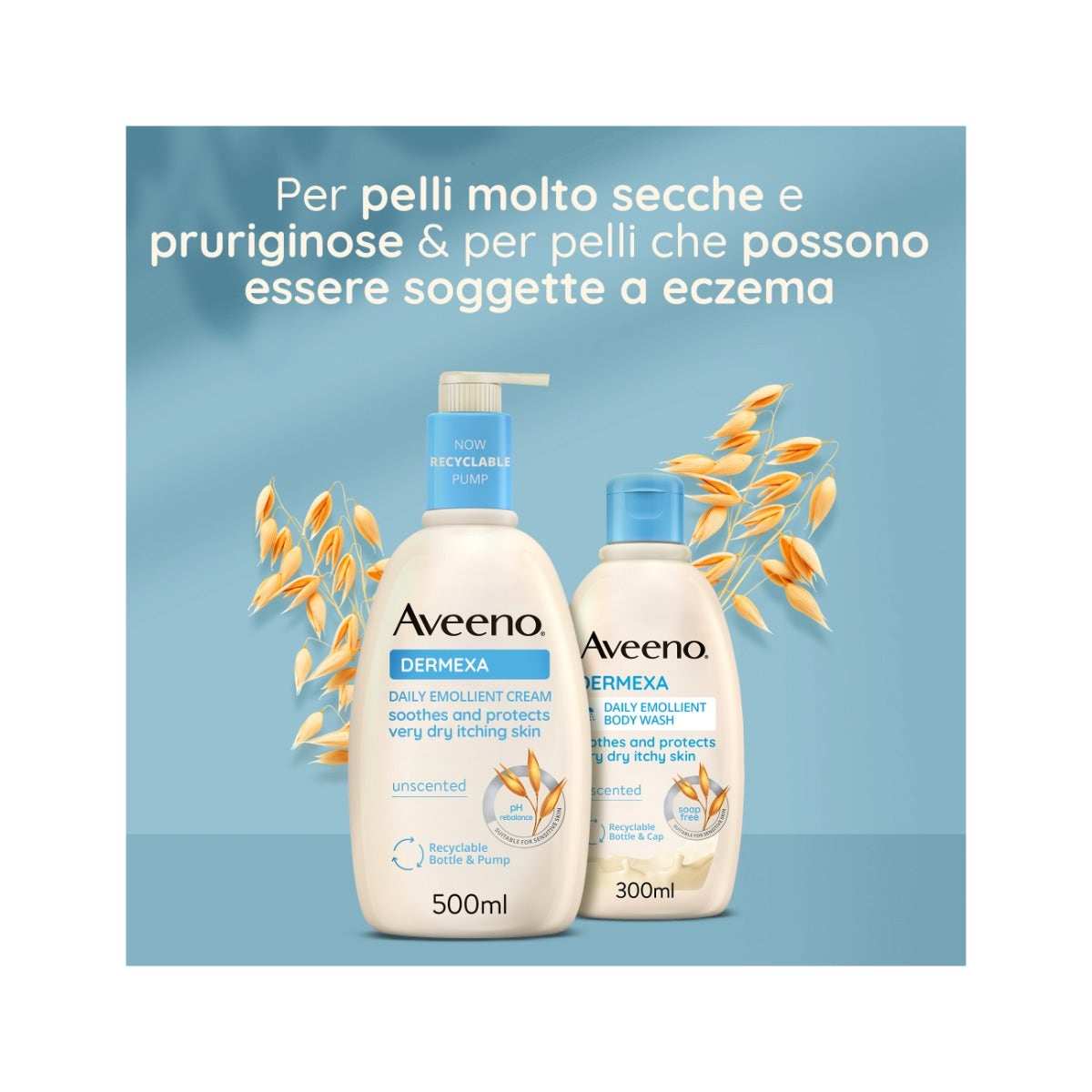 Aveeno Dermexa Bagno Doccia Emolliente 300 ml-16