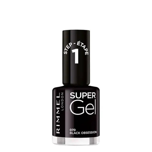 Rimmel Smalto Unghie Super Gel Colore 070 Black Obsession 12ml-1