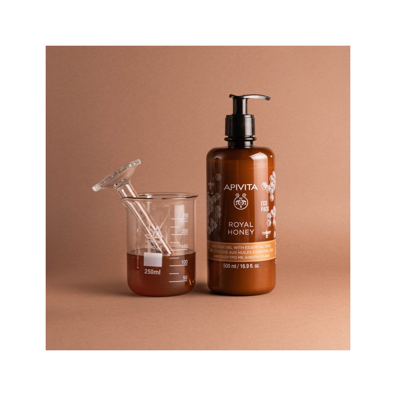 Apivita Gel Doccia Detergente Miele 500ml-8