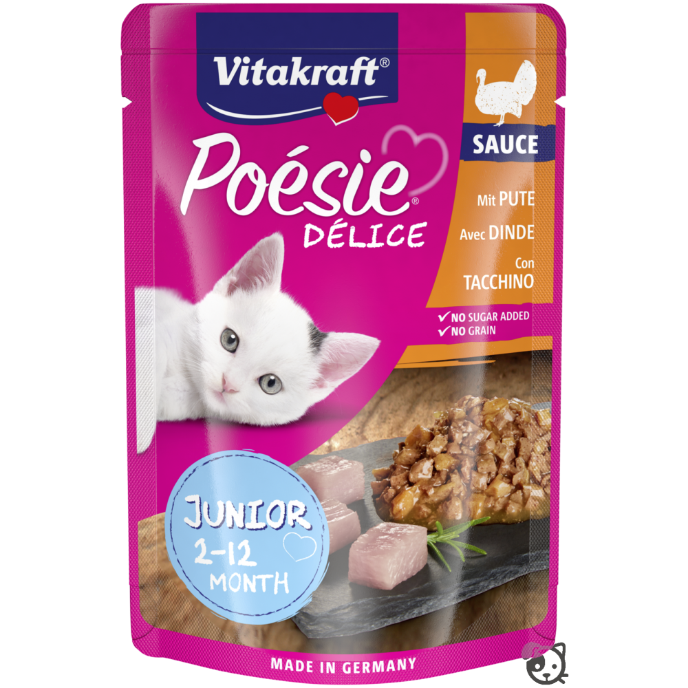 Vitakraft Poesie Delisauce Tacchino Junior 85 g