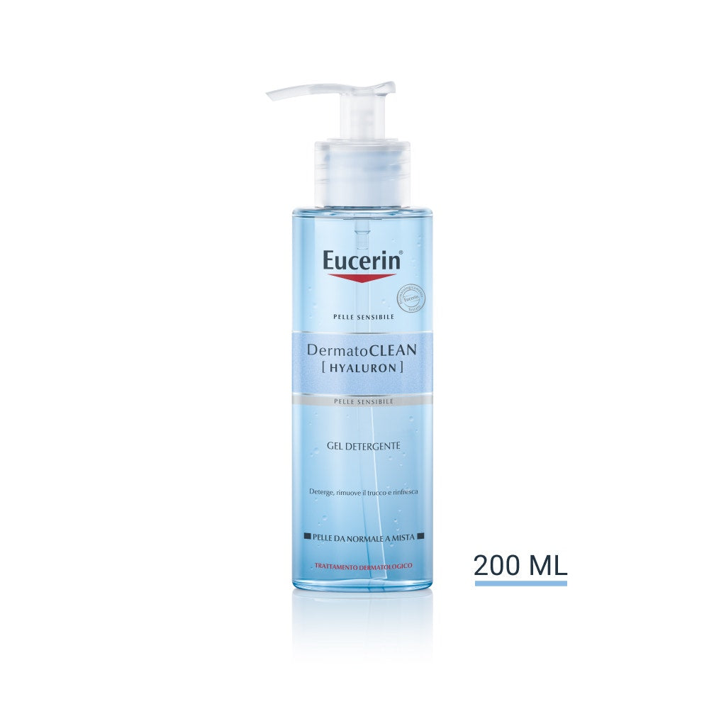 Eucerin DermatoClean Hyaluron gel detergente Viso 200 ml-4