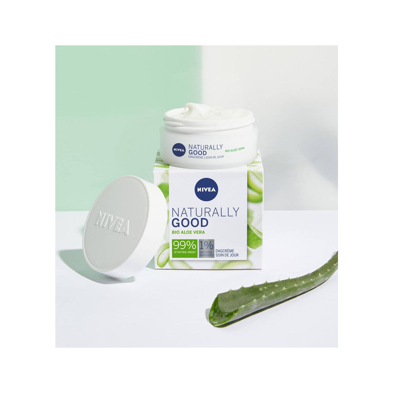 Nivea Naturally Good Crema Giorno Idratante 50 ml Crema Viso Rinfrescante Per Pelli Normali E Miste-3