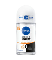 Nivea Black & White Invisible Ultimate Impact Roll-on Deodorante Antitraspirante 50ml-1