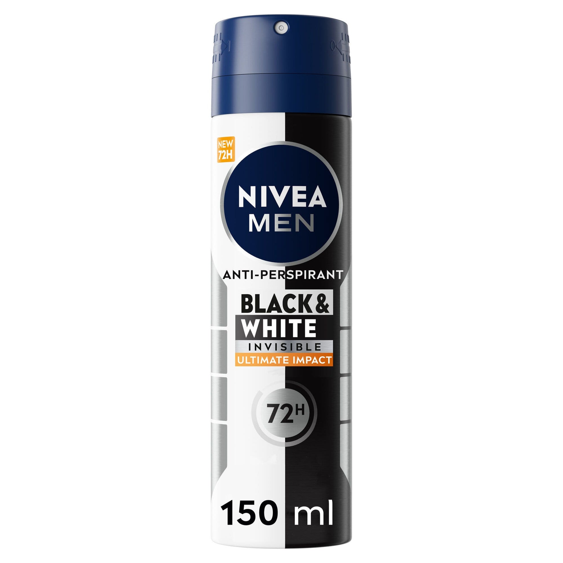 Nivea Men Black & White Invisible Ultimate Impact Spray Deodorante Spray Antitraspirante 125ml-1
