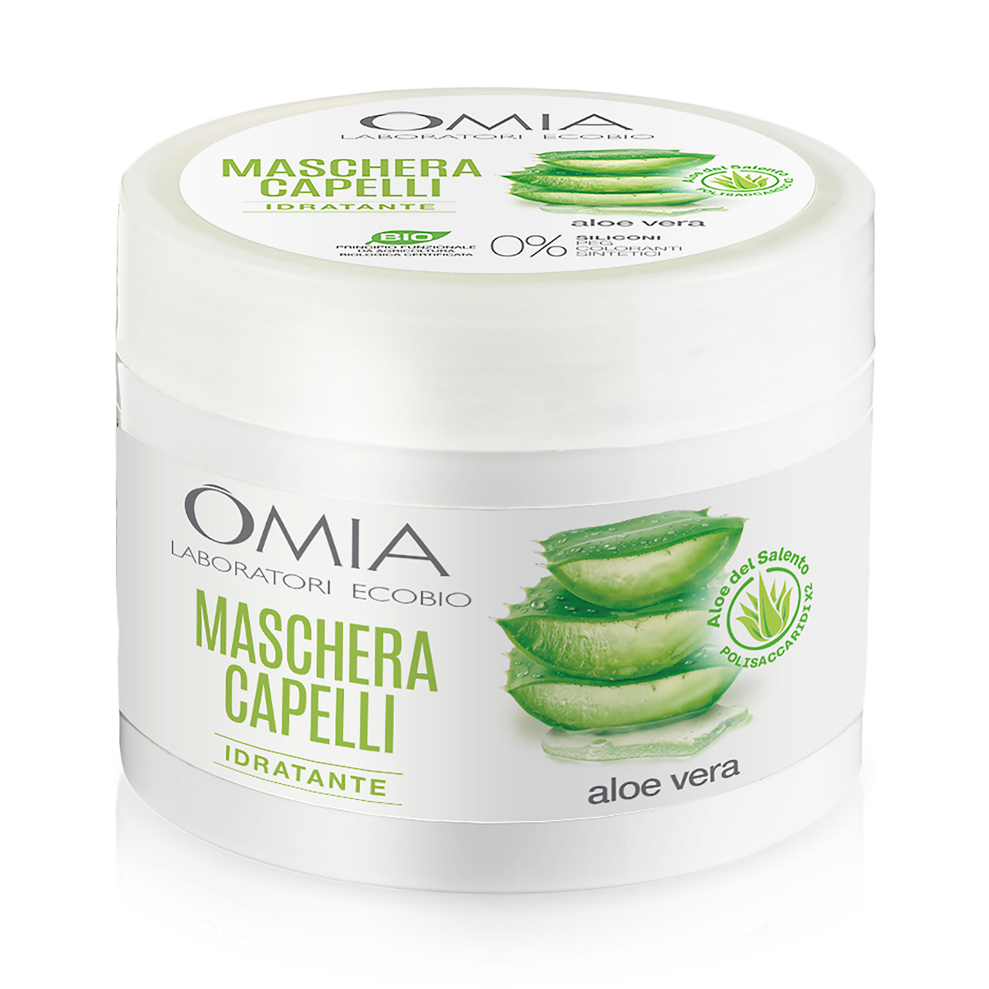 Omia Maschera Capelli Erboristica Aloe Vera 250ml  - 2