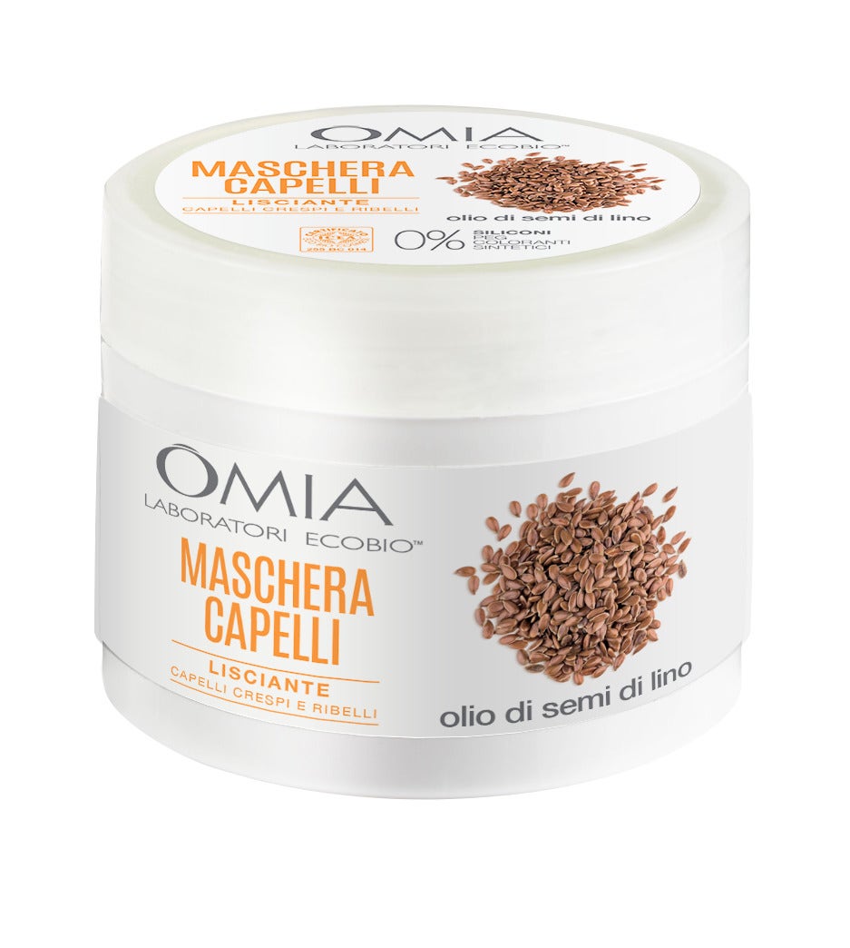 Omia Ecobiologica Maschera Capelli Semi Di Lino 250ml-2