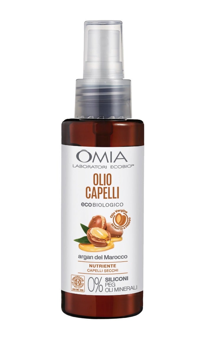 Omia Ecobiologica Olio Capelli Argan 100ml-2
