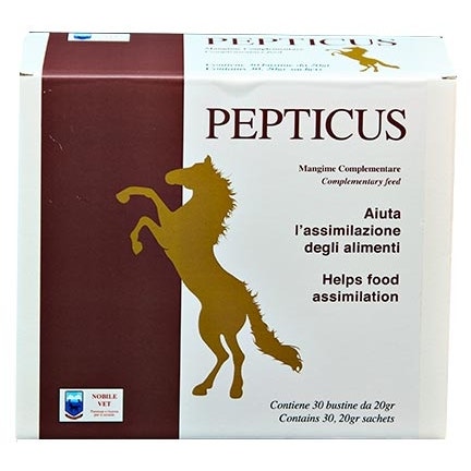 Pepticus Mangime Complementare Funzionalità Gastrica Per Equini 30 Bustine 100g-1