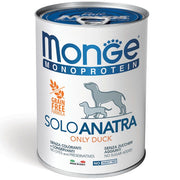 Monge Monoprotein Solo Anatra Cibo Umido Per Cani Adulti 400g-2