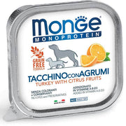Monge Monoprotein Tacchino Con Agrumi Cibo Umido Per Cani Adulti 150g-2