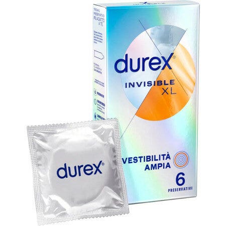 Durex Invisible XL Profilattico 6 Pezzi-17