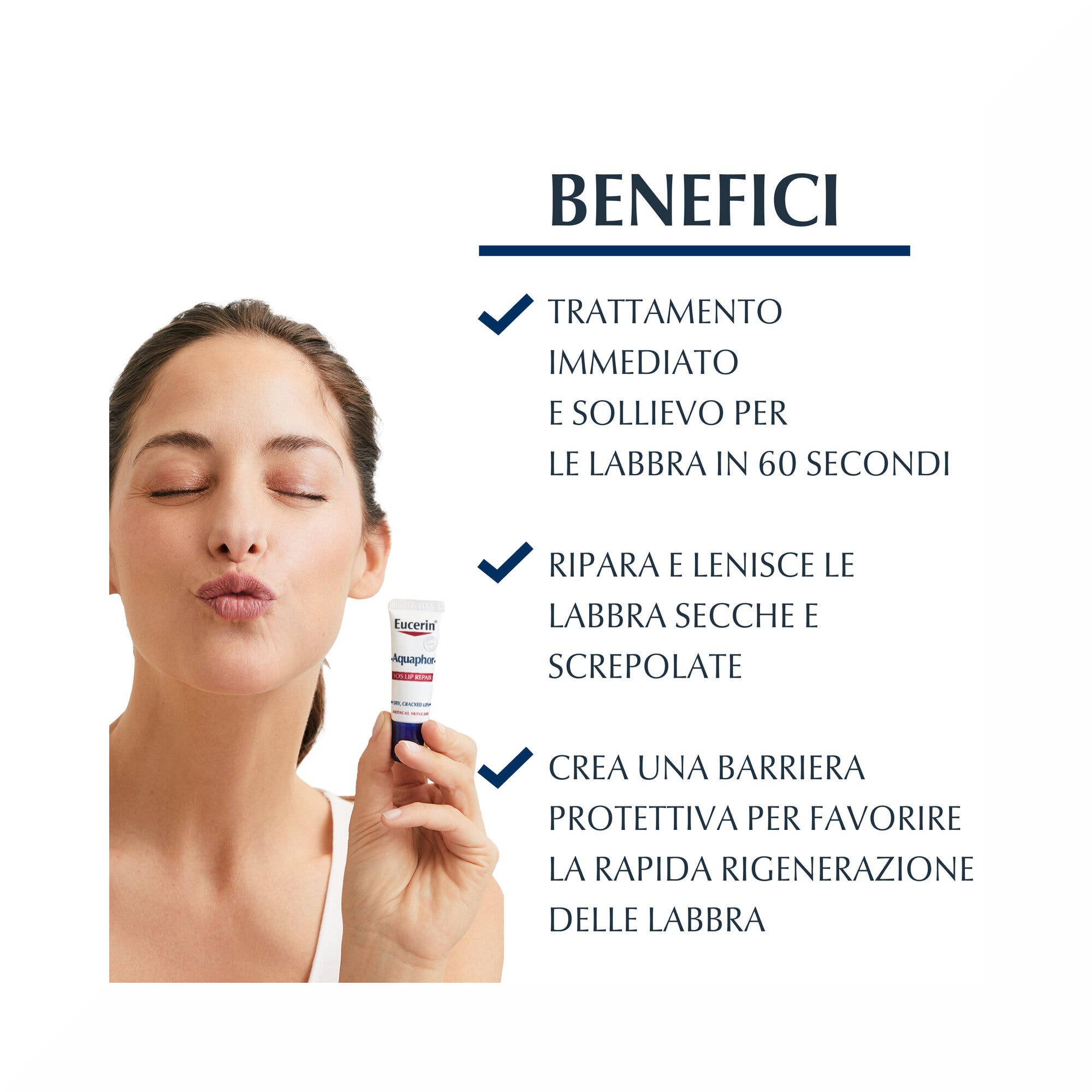 Eucerin® Aquaphor SOS Riparatore Labbra stick labbra 10 ml-2