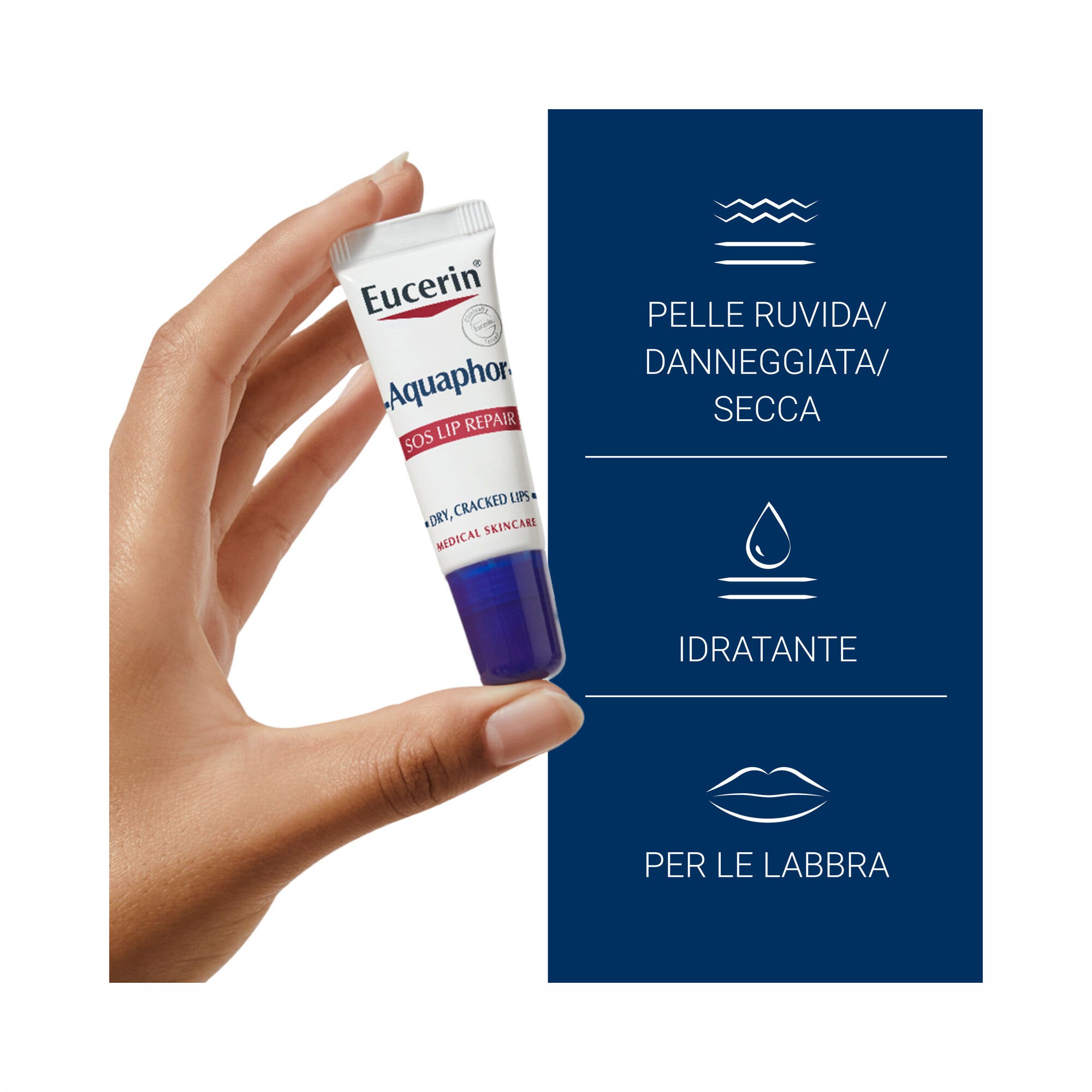 Eucerin® Aquaphor SOS Riparatore Labbra stick labbra 10 ml-3