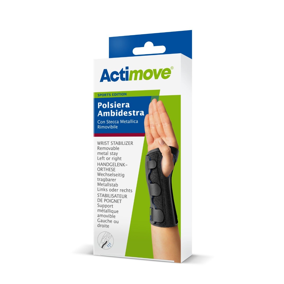 Actimove Sport Polsiera Steccata Taglia S-3