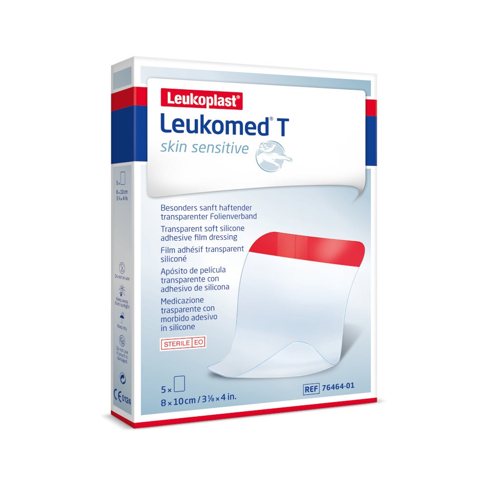 Leukomed T Plus Medicazione Post Operatoria Trasparente Impermeabile 8x10cm 5 Pezzi-3