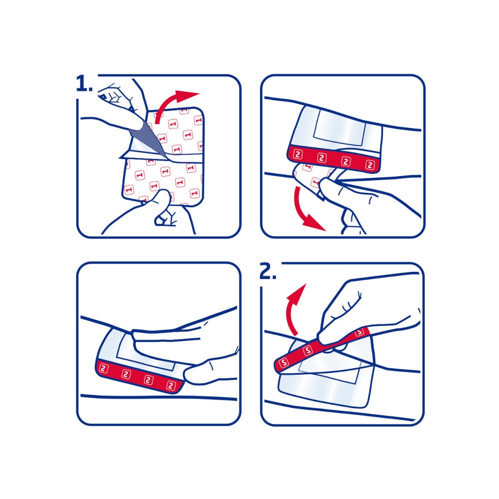 Leukomed T Plus Medicazione Post Operatoria Trasparente Impermeabile 5x7,2cm 5 Pezzi-7