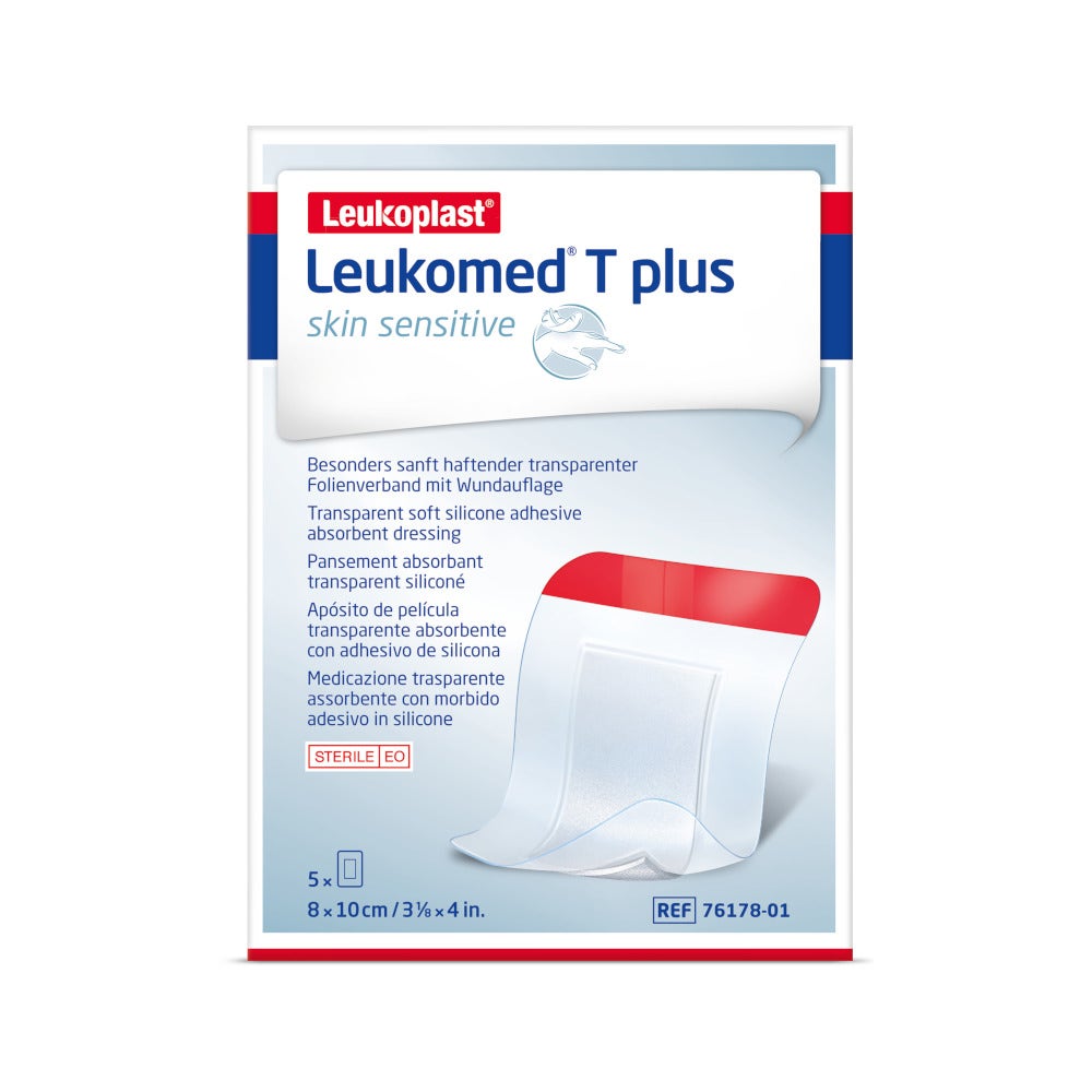 Leukomed T Plus Medicazione Post Operatoria Trasparente Impermeabile 8x10cm 5 Pezzi-2