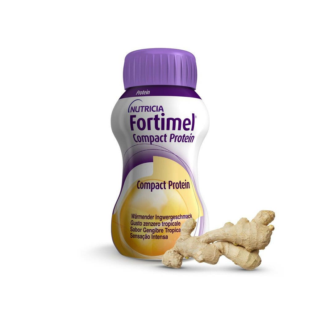 Fortimel Compact Protein Zenzero Tropicale 4x125ml-2
