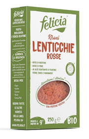 Felicia Bio Risoni Lenticchie Rosse 250 g-0