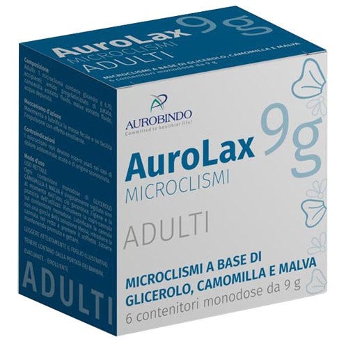 Aurolax Microclismi Adulti 6 Contenitori 9g-2