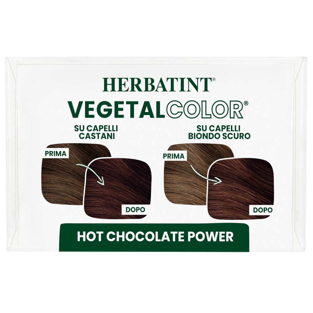 Herbatint Vegetal Color Hot Chocolate Power Cioccolato 100g-6