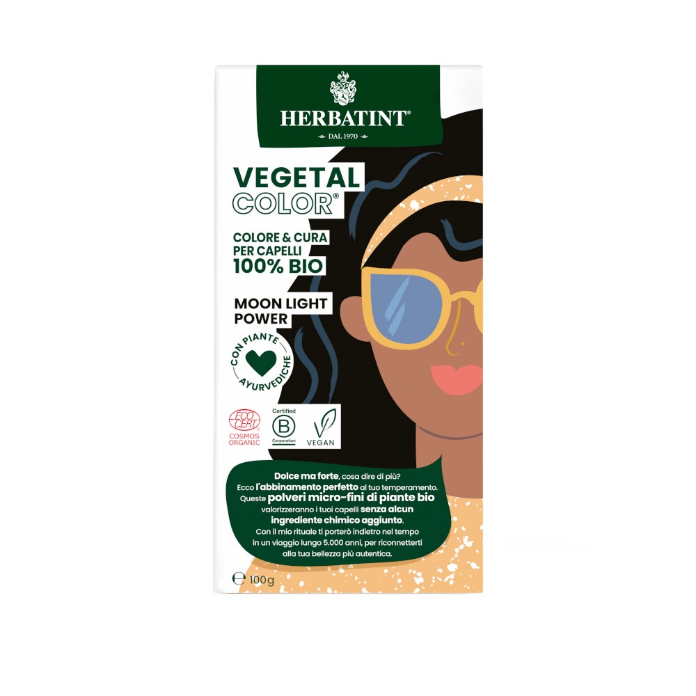 Herbatint Vegetal Color Moon Light Power Nero 100g-5