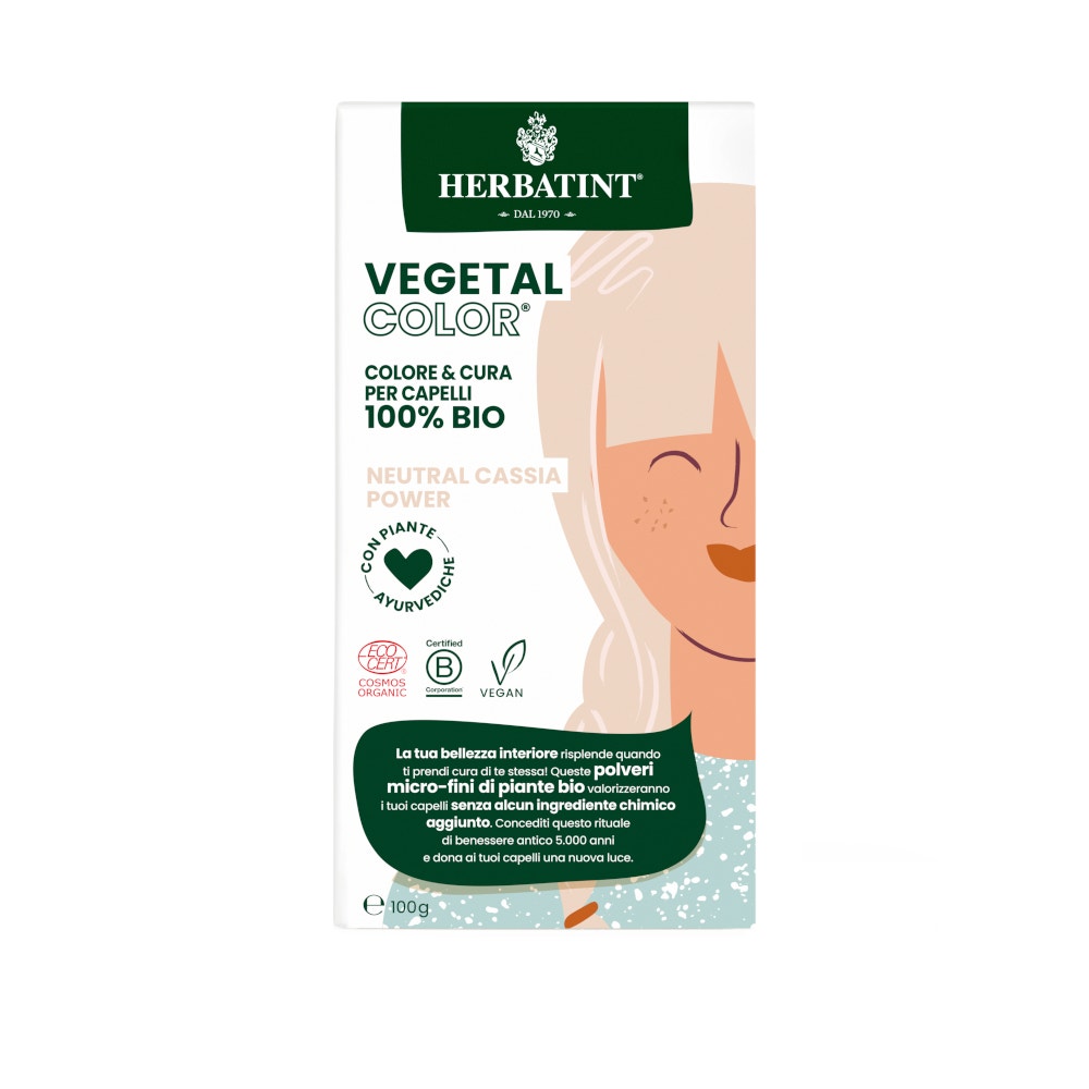 Herbatint Vegetal Color Neutral Cassia Power Hennè Neutro 100g-6