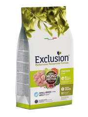 Exclusion Mediterraneo Monoprotein Noble Grain Crocchette Pollo Per Cani Adulti Taglia Piccola Sacco 500g-1