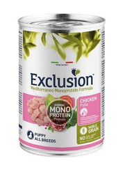 Exclusion Mediterraneo Puppy Pollo 400 Gr-1