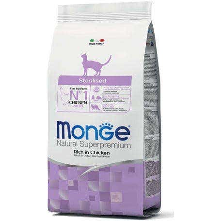 Monge Ricco Di Pollo Cibo Secco Gatti Adulti Sterilizzati Sacco 10 Kg-1