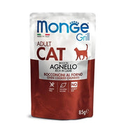 Monge Grill Adult Ricco in Agnello Cibo Umido Per Gatti Adulti 85g-1